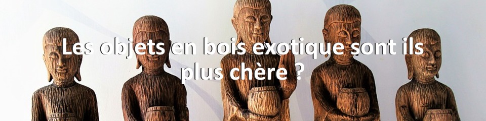 Les objets en bois exotique sont ils plus chère ?