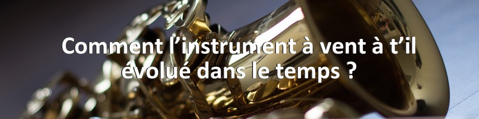 Comment l’instrument à vent à t’il évolué dans le temps ?