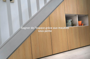 Gagner de l'espace grâce aux meubles sous pente